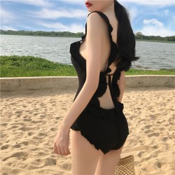 Korean Sexy Push Up One Piece Swimsuit Swimwear
