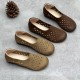 Women's Hollow Out Summer Flat Handmade Cow Leather Sandals
