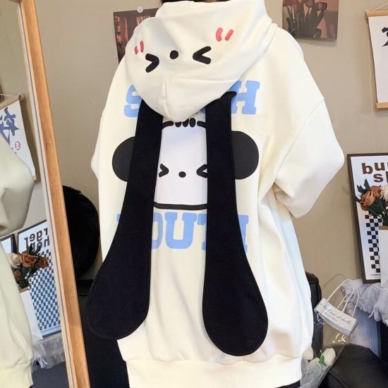 Kawaii Sanrio Pochacco Japanese Style Hoodie with Big Ears
