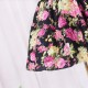 Vintage Floral Short Gown Homecoming Dress
