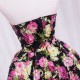 Vintage Floral Short Gown Homecoming Dress