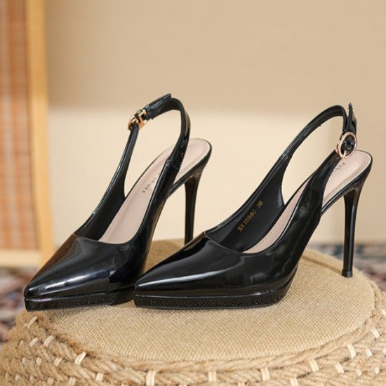 Womens Slingback Pointed Toe Pump High Heels