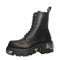 Womens Gothic High Top Motorcycle Boots