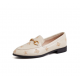 Women Classic Bee and Star Leather Loafers