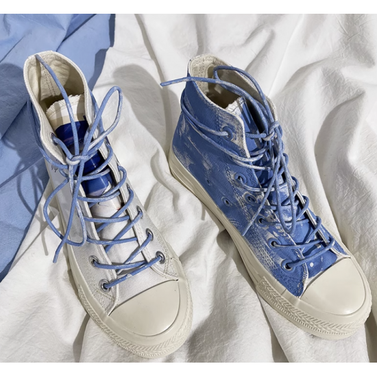 Japanese Harajuku Graffiti Butterfly High-top Canvas Shoes