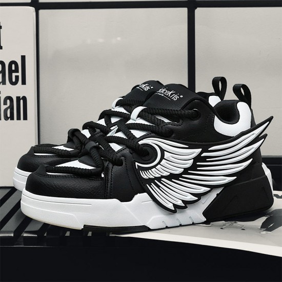 Casual Comfort Wings Skateboard Sneakers - Couple Style