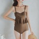 Two Piece Swimwear Ruffle Push Up Swimsuit Bathing Suit