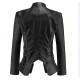 Women's Leather Jacket Motorcycle Style