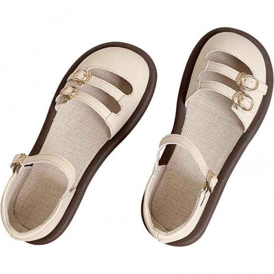 Women's Breathable Flat Closed Toe Summer Sandals