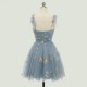 Short Homecoming Dress Cute Spaghetti Straps Cocktail Prom Dress