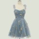Short Homecoming Dress Cute Spaghetti Straps Cocktail Prom Dress