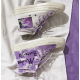 Harajuku Aesthetics Lavender High-Top Canvas Shoes