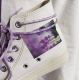 Harajuku Aesthetics Lavender High-Top Canvas Shoes