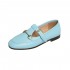 Womens Leather T-buckle Mules Summer Mray Jans Shoes