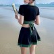 High Waist Colorblock Swimwear