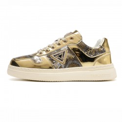 Metal Luster Couple Low-Top Skateboard Sneakers Women Men