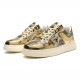 Metal Luster Couple Low-Top Skateboard Sneakers Women Men