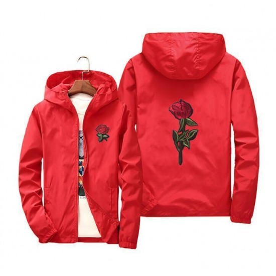 Cherished Rose Windbreaker Jacket
