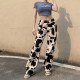Cow Print Y2K Jeans