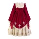 Cross Bow Ruffle Sweet Lolita Dress