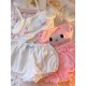 Kawaii Doggy Ear Plush Girl Pajamas Set